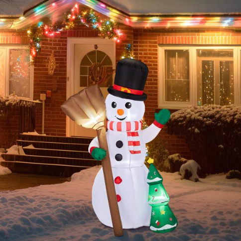 6ft Christmas Inflatable Gingerbread Man